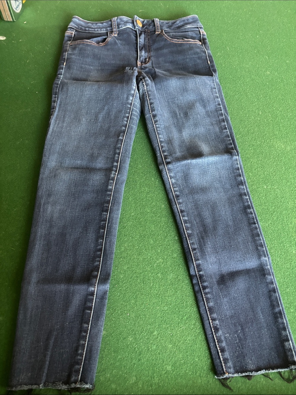 Women’s Dark Blue Straight-Leg Jeans